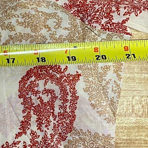 Liz Claiborne "Liz Sport" Paisley Print Shirt Size L Short Sleeve - Picture 7 of 7